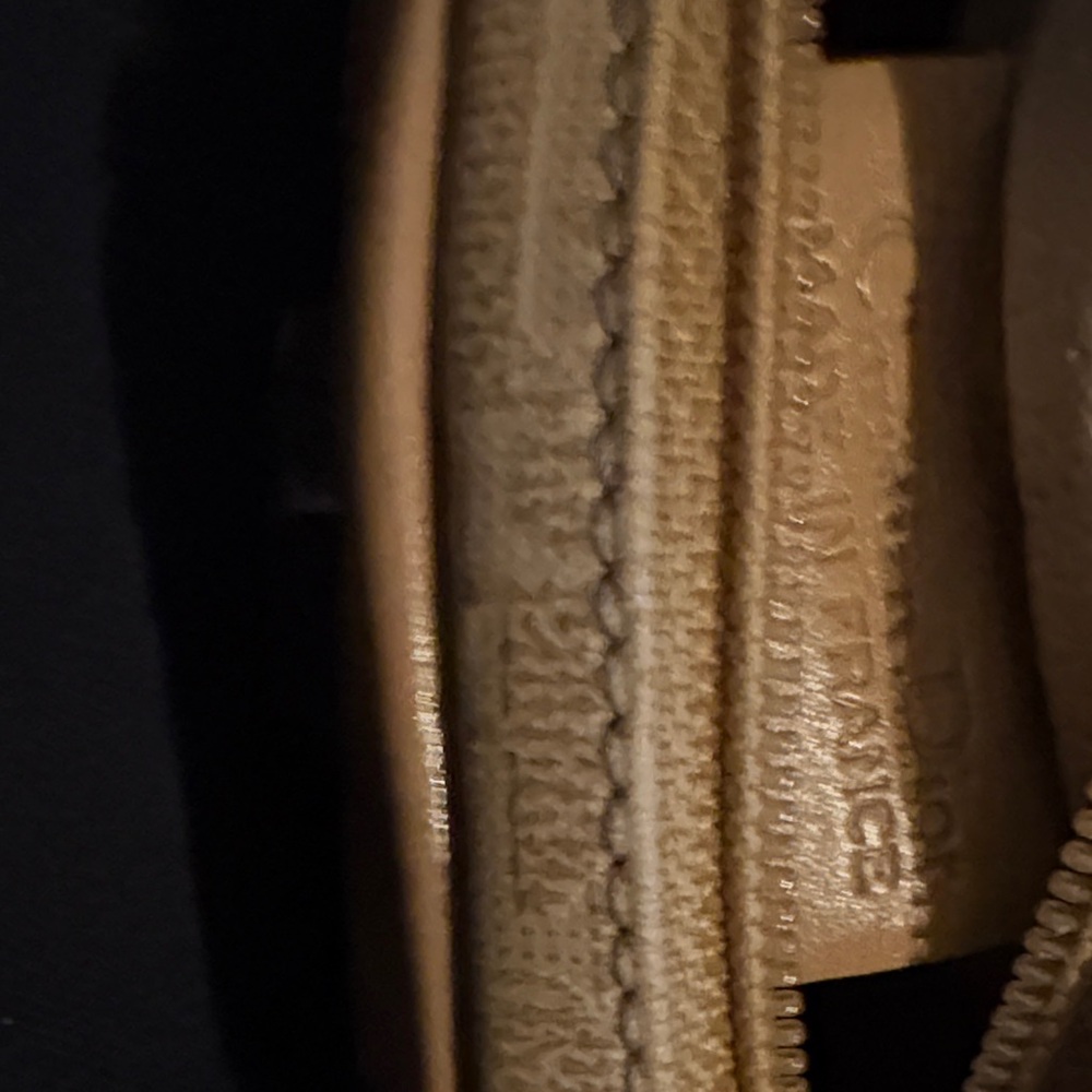 Dior Gold and Tan Clutch coin purse - Picture 7 of 8